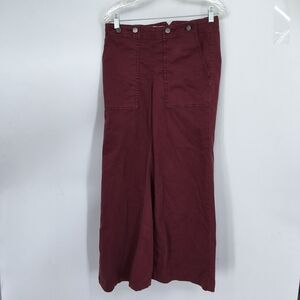 PILCRO - ANTHROPOLIGIE sz 29 Burgundy Wide Leg Jeans